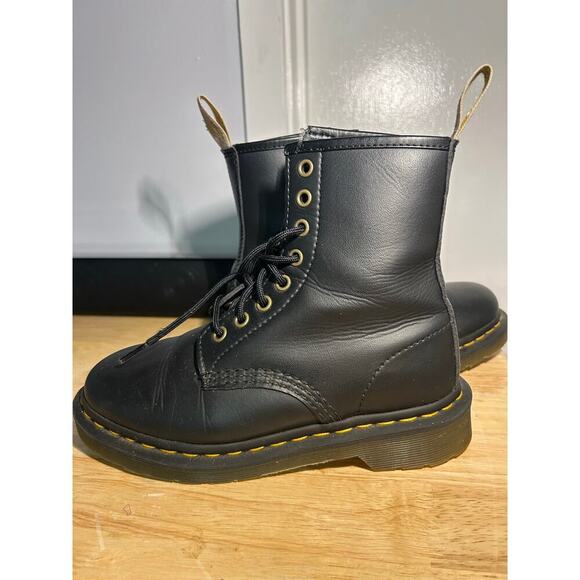Doc Martens Vegan 1460 Felix Lace Up Boots Mens 6 Women’s 5 Grunge Chunky Oxford - Picture 9 of 13